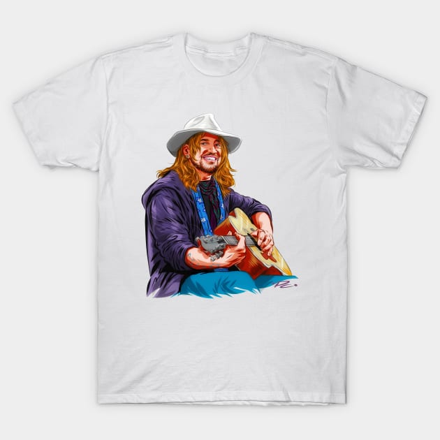 Billy Ray Cyrus - An illustration by Paul Cemmick T-Shirt by PLAYDIGITAL2020